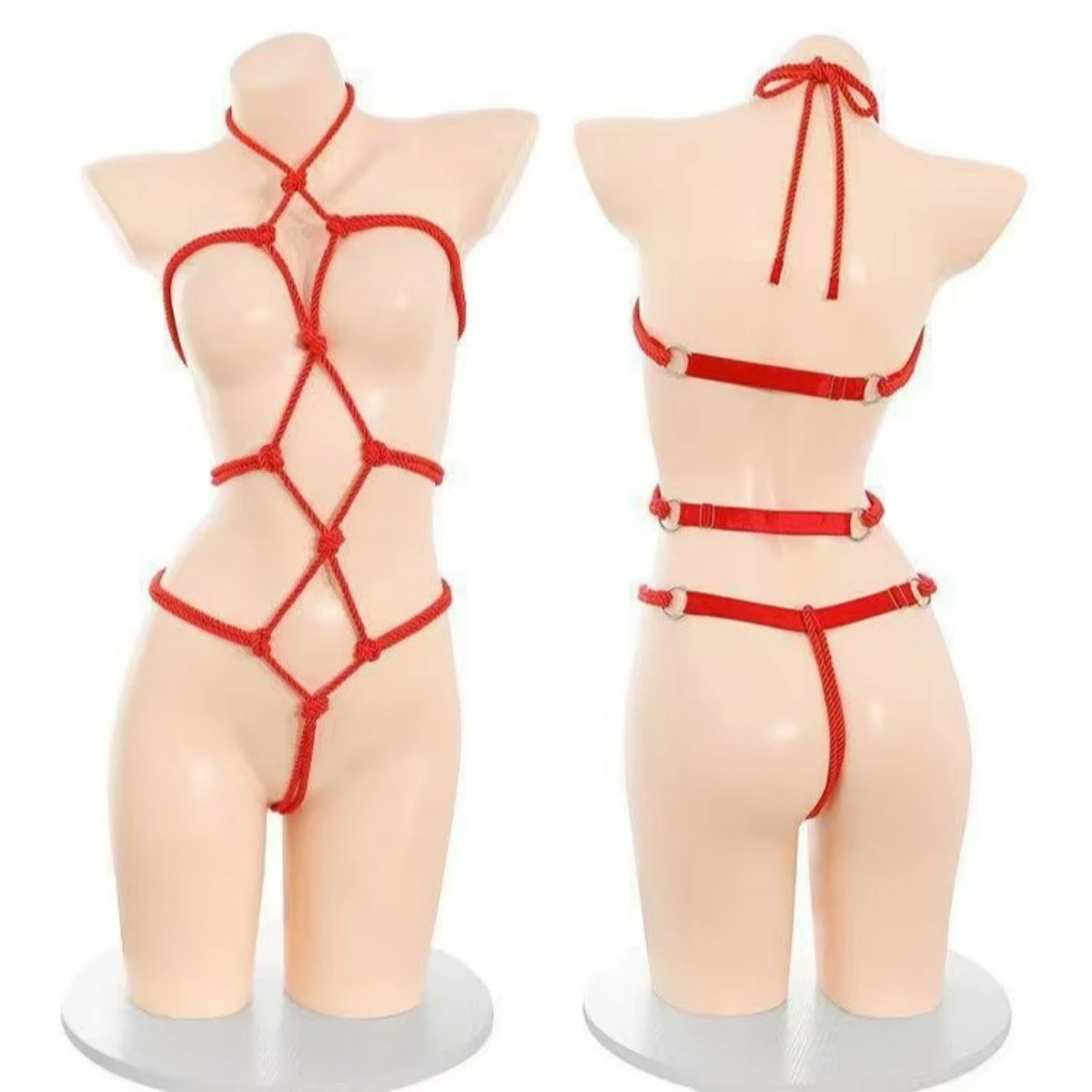 Hot Sexy Prisoners Roleplay Bodysuit Woman Sexy Lingerie Open Crotch Bodystockings Bdsm Underwear Porn Cosplay Outfits Game Set image 2