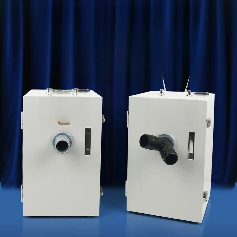 

Dental vacuum cleaner single double hole golden light numerical control double impeller denture factory laboratory