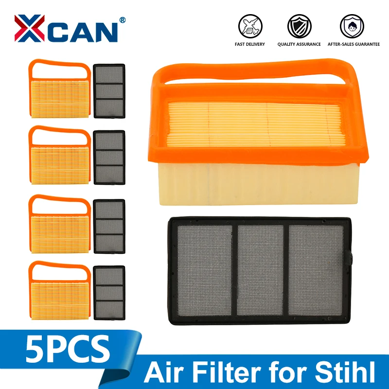 

XCAN 5pc Air Filter for Stihl TS410 TS420 TS480 TS500 4238 140 4401 4238 140 1800 4238 1410 4238 140 4402 300B Garden Tool