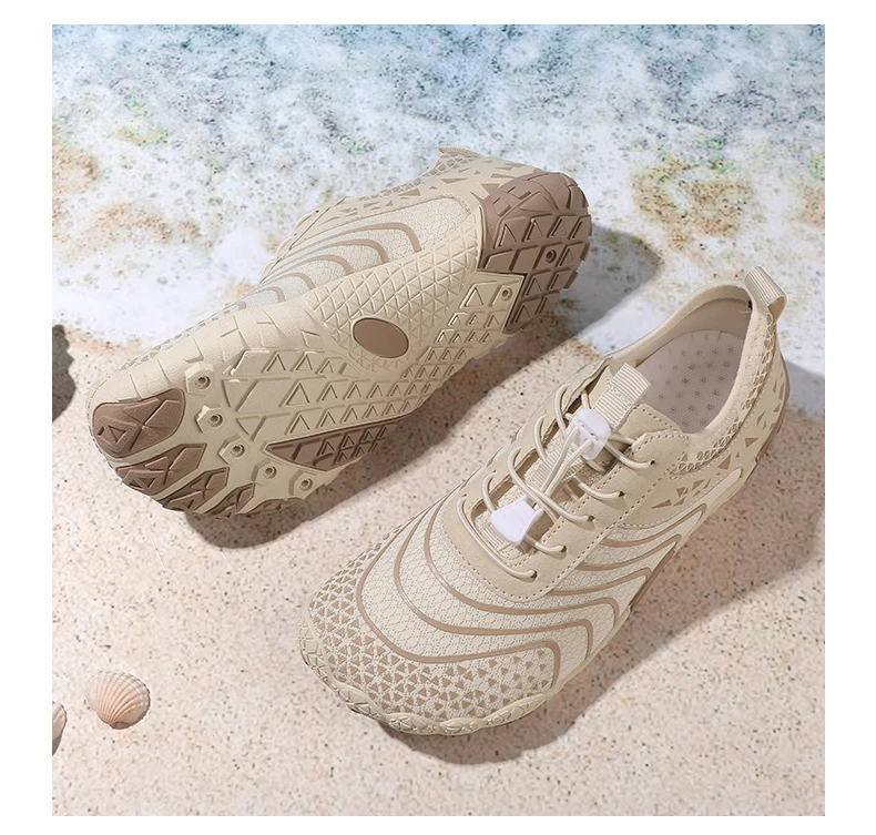 Summer Wide-Head Wading Shoes Men Barefoot Upstream Sketch Shoes Fitness Cycling Yoga Casual Sandals Women Water Sports Shoes