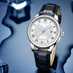 Luxury Men's Quartz Watches for Man Quartz Wristwatches Male Stainless Steel Brand Waterproof Design Men Watches Mechanical