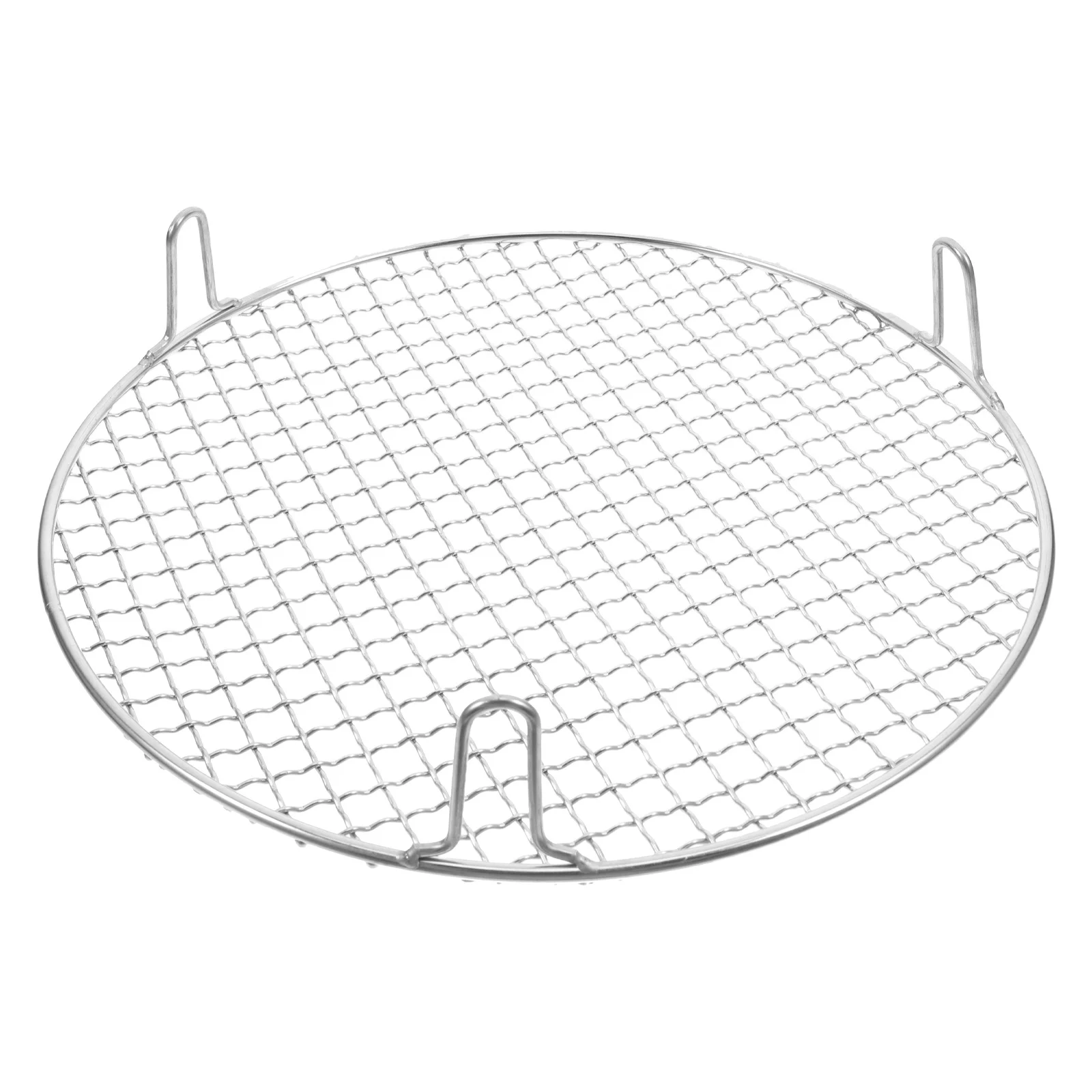 

Круглая решетка для гриля из нержавеющей стали для барбекю, решетка для древесного угля, на открытом воздухе, в помещении, многофункциональная охлаждающая сетка для приготовления на пару