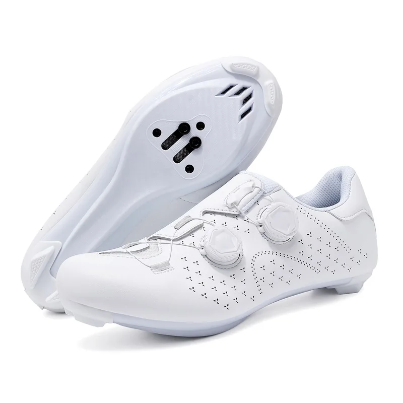 

Unisex road cycling clipless shoes, breathable, anti-slip, wear-resistant pedals, outdoor cycling competitive gear