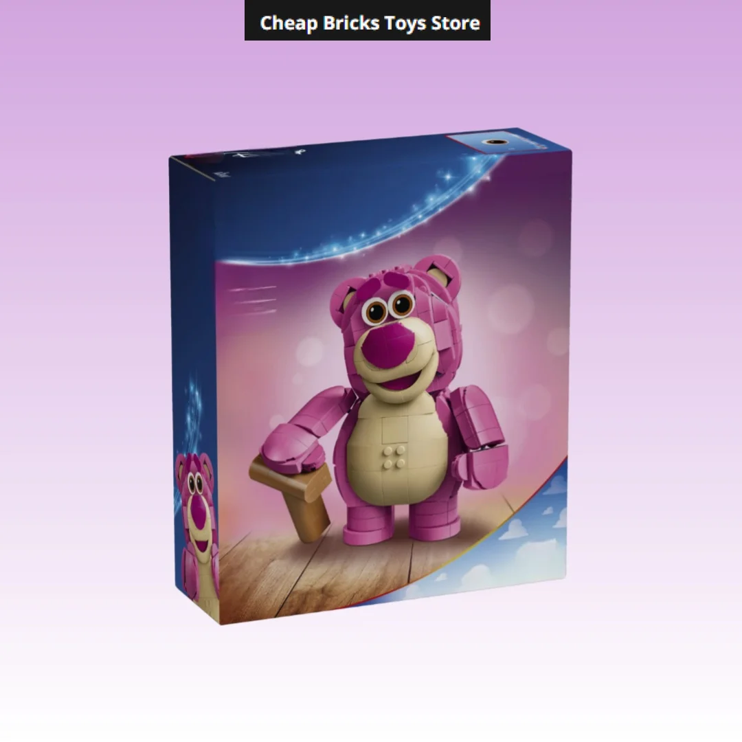 

570pcs Anime Pink Bear Trendy Dispaly Model Blocks Cheapest 2026 In Stock New Compatible Puzzle Toy Birthday Gifts for Adults