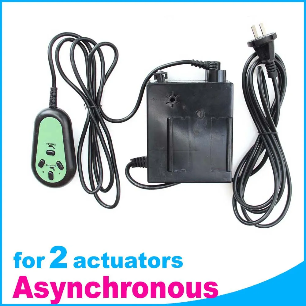 مدخلات التيار المتناوب 100-220 فولت لشخصين المحركين الخطيين تيار مستمر 24 فولت مصدر الطاقة مفتاح يدوي تحكم محول كهربائي سرير الرعاية غير المتزامن #1