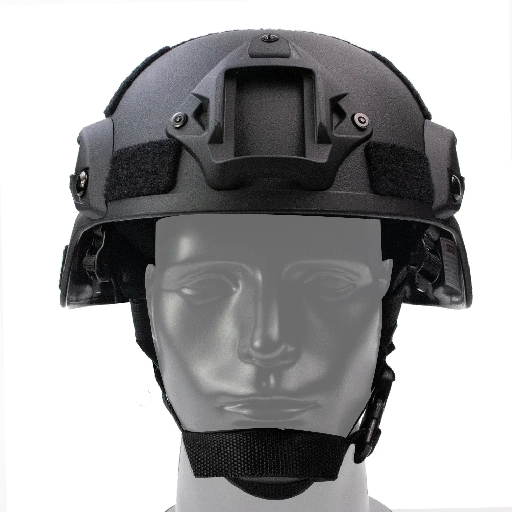 Imagem -02 - Booiu Mich2000 Estilo Capacete Tático para Paintball Esportes ao ar Livre Caça Tiro com Trilho Lateral e Montagem Nvg