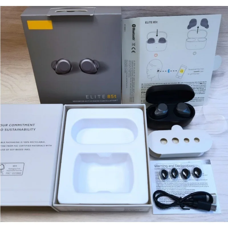 Nuovi auricolari Bluetooth wireless veri in musica stereo auricolare adatti per Jabra Elite 85t