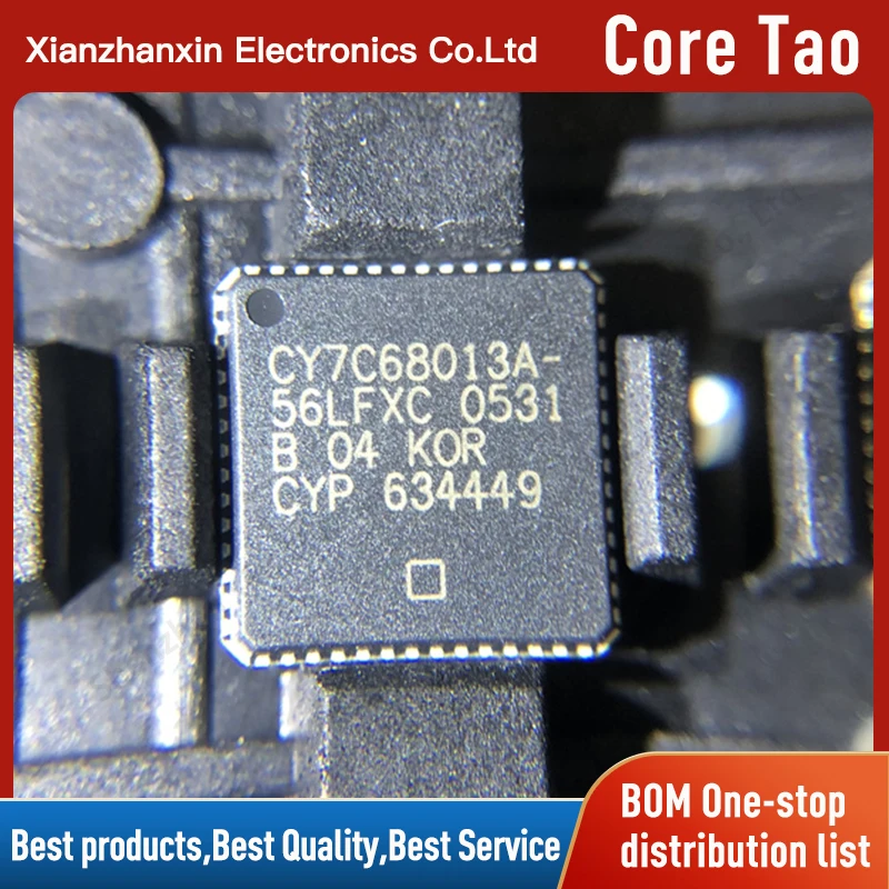 1PCS/LOT CY7C68013A-56LFXC CY7C68013A QFN-56 USB interface IC chip