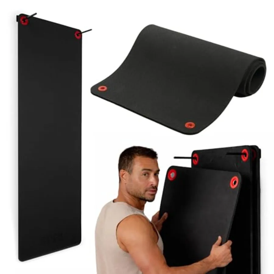 

Hanging Exercise Mat, Fitness and Yoga Mat for Group Fitness Classes, Commercial Grade Quality with Reinforced Holes