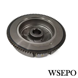 Electric Flywheel W/.Gear Teeth Ring For GX630 GX660 GX690 V-Twin Cylinder Gas Engine 10KW Generator Parts