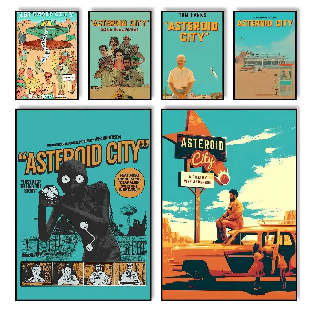 Film A-Asteroid C-City Poster klebrige Wand wasserdicht Zuhause Wohnzimmer Schlafzimmer Bar ästhetische Dekoration