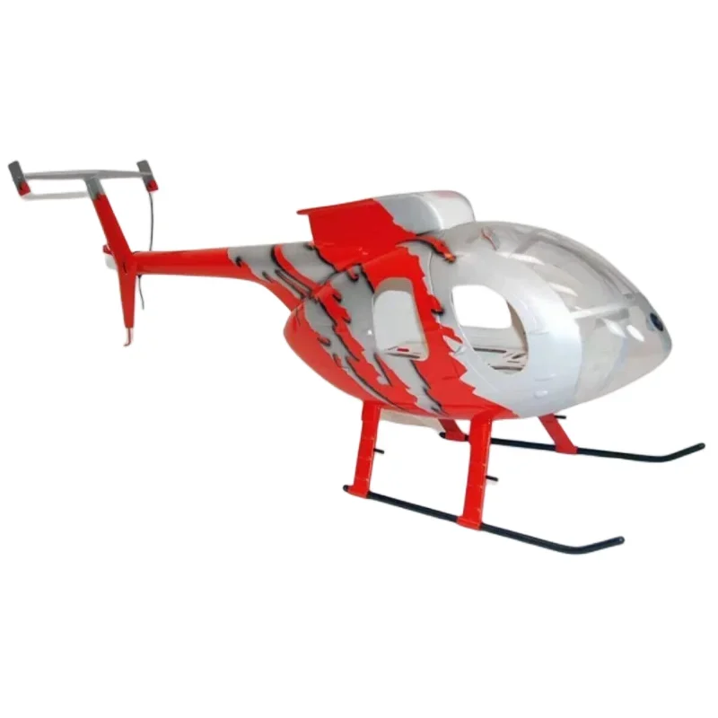 600 Size Scale Fuselage MD500E Glassfiber Model Cover for RC Helicopter