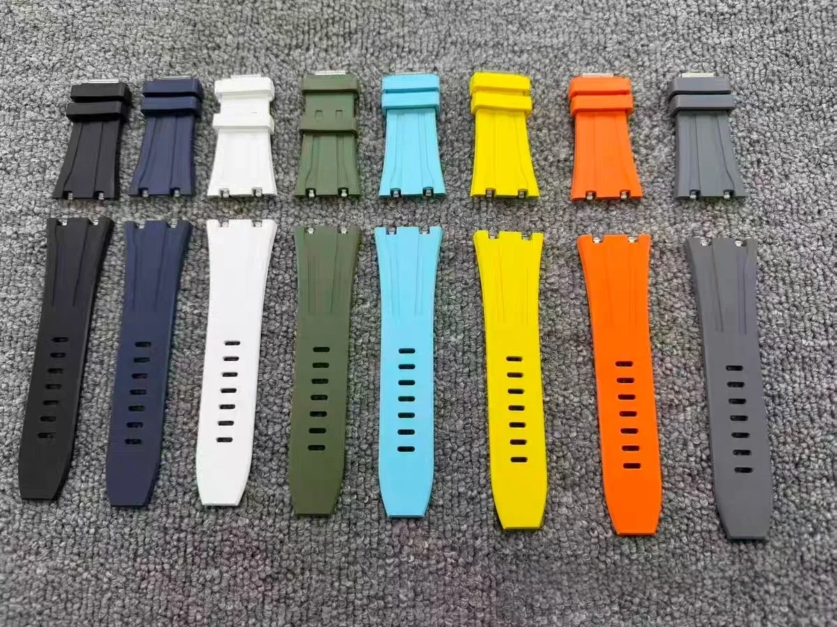 NF Quick Release Watch Band For AP 30mm For AP Strap 26240 Soft FKM Fluoro Rubber Wristband