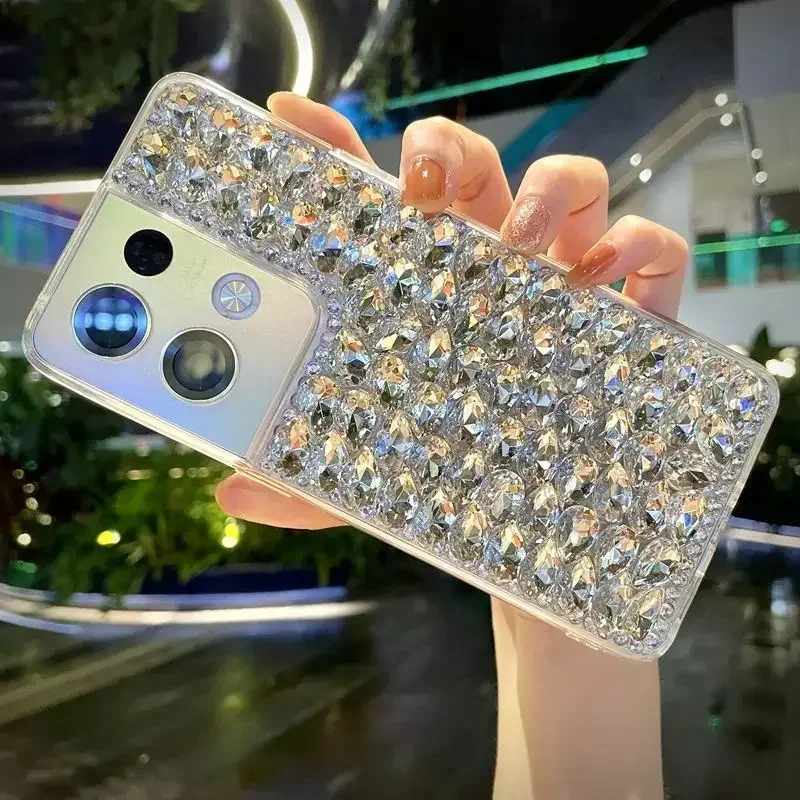 

Luxury New Gemstone Inlaid Rhinestone Protective Phone Case for Iphone 15Pro 14Plus 13 Pro 12 Mini 11Pro MAX XSMAX XR 16 PLUS