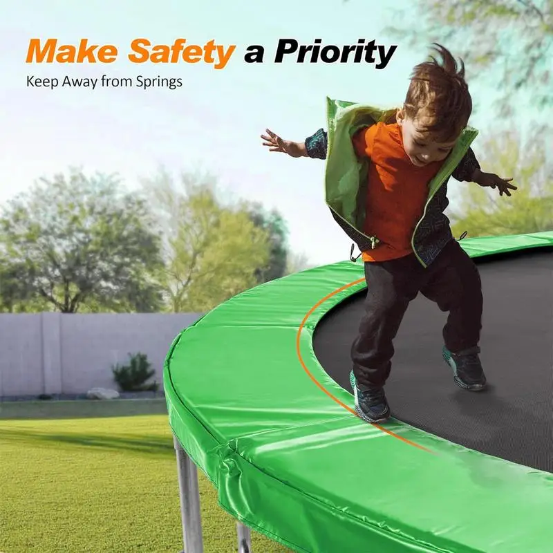 Trampoline Safety Pad Anti-collision Trampoline Spring Mattress Protector Tear-Resistant Waterproof Accessories for Kindergarten