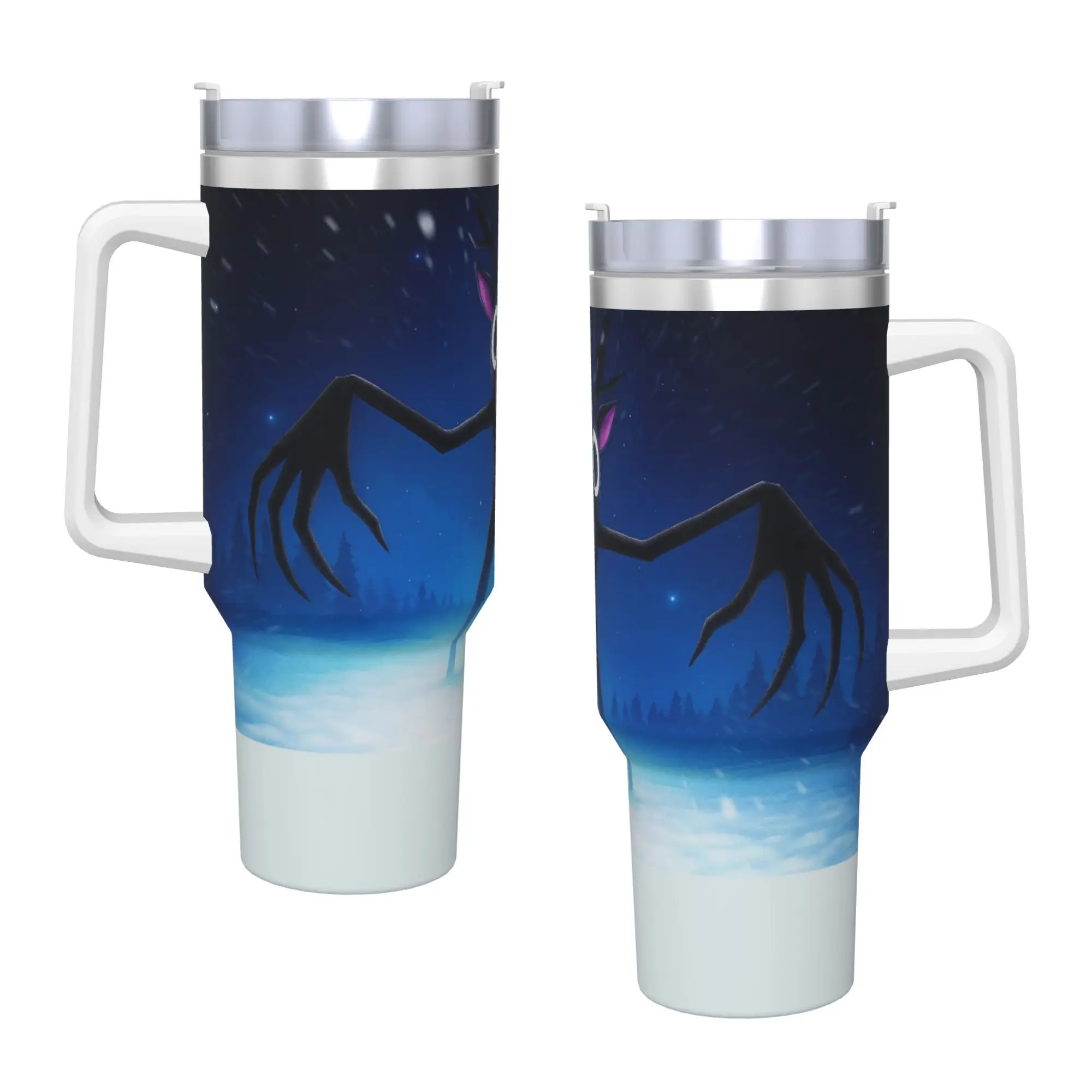 99 Nights In The Forest Horror Tumbler  Cold and Hot Water Bottle Leakproof Stainless Steel Thermal Cups Custom Travel Car Mugs