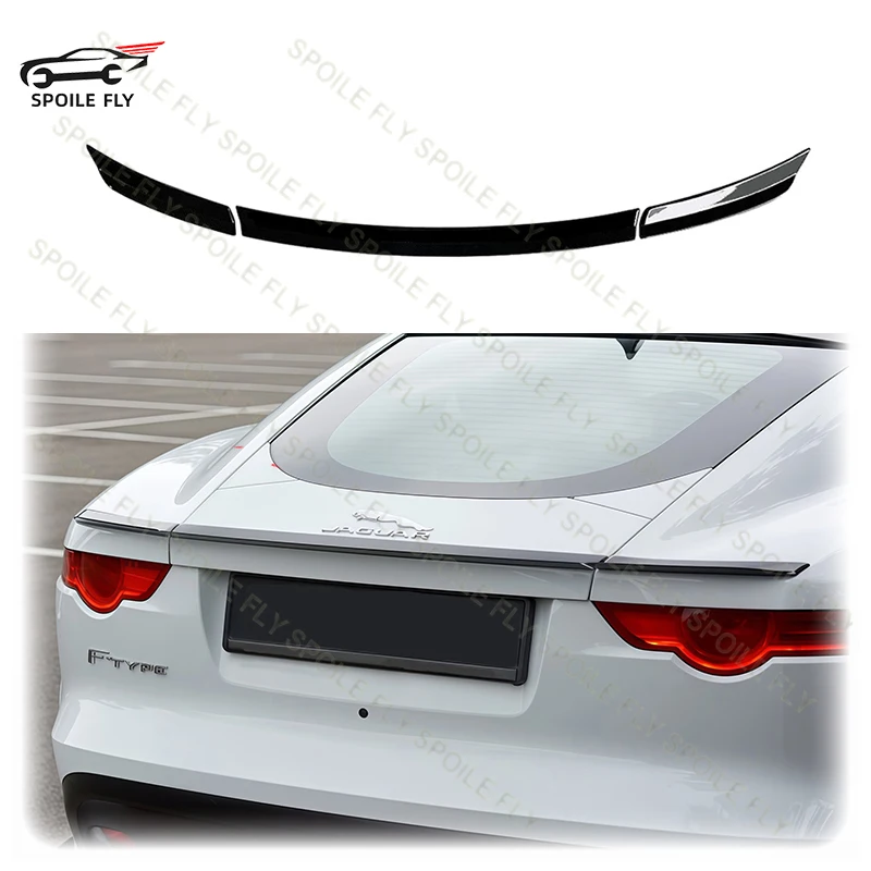 

2013 To 2024 High Quality ABS 3 Pcs For Jaguar F-Type Coupe 2-Door Car Rear Spoiler Wing Body Kit Glossy Black Body Kit