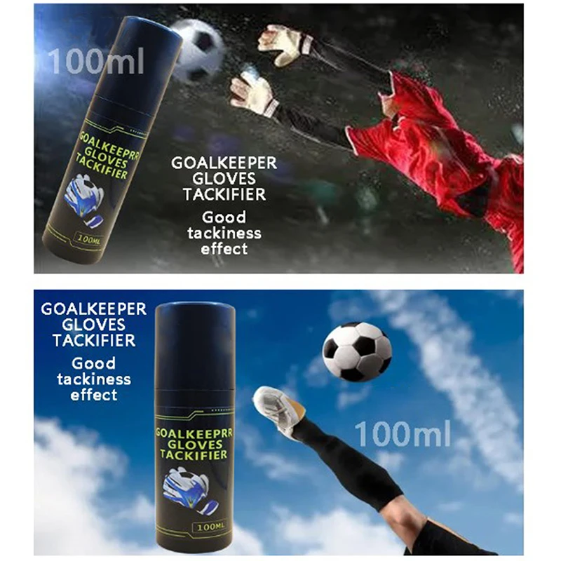 Guantes de portero en aerosol, 30/100ml, guantes de portero seguros, tackifier, guantes de agarre respetuosos con el medio ambiente, lavado efectivo de fútbol