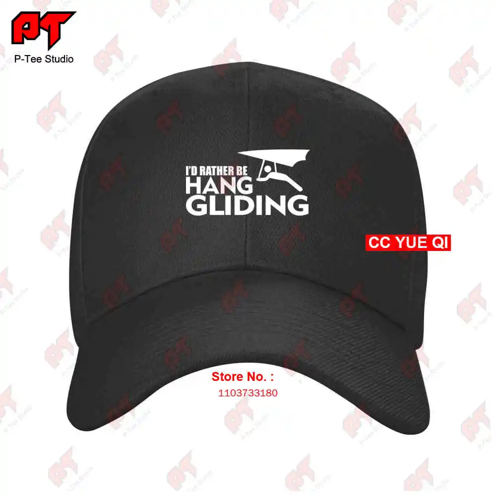 Id Rather Be Hang Gliding Baseball Caps Truck Cap EAL1