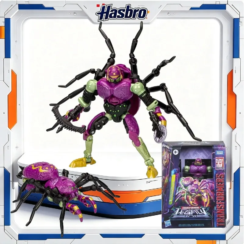【Spot goods】Hasbro Legacy Series Predacon Tarantulas Deluxe D-Class Action Figure Transformable Robot Toy Hobby Collectible