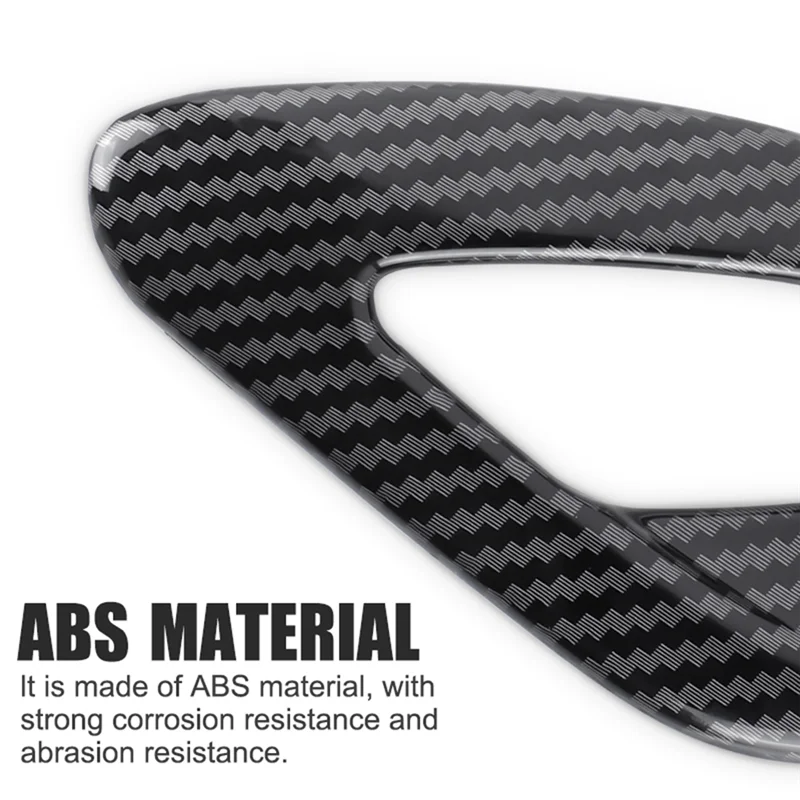 

Inner Door Trim Cover Handle Grap In Carbon Fiber For Dodge Challenger 2015 2016 2017 2018 2019 2020 2021