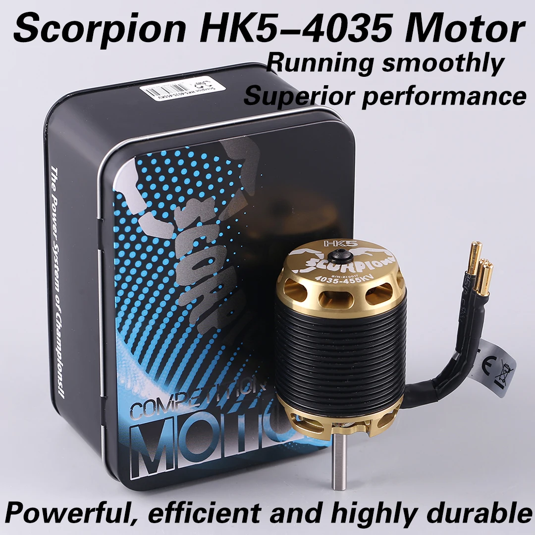 

Scorpion Model Helicopter Motor HK5-4035-395/455/535/595KV