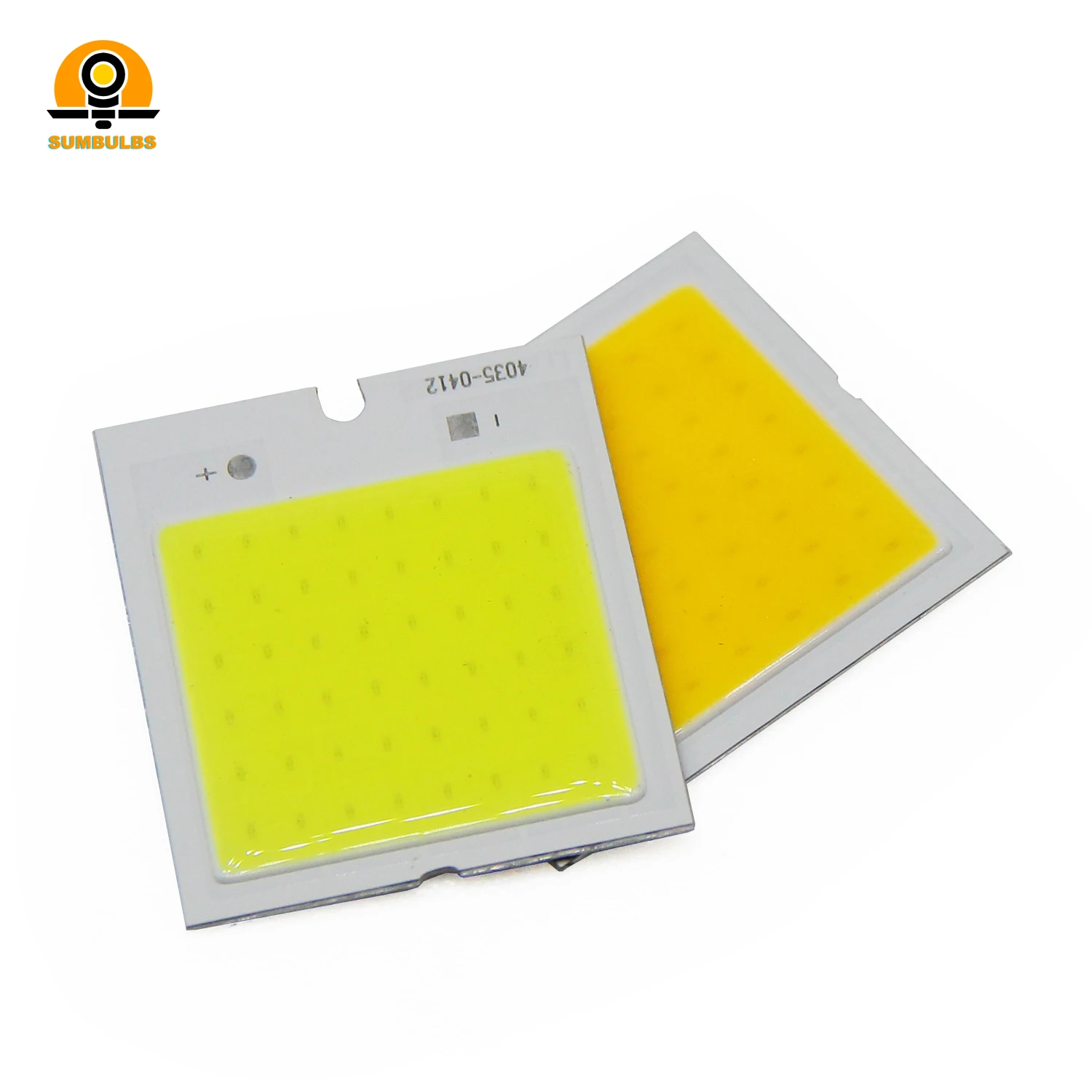 Producent wysokiej jasna dioda LED 40x35mm DC 12V 6W płyta COB ciepła zimna biała żarówka do lampa wewnętrzna mody nocnej