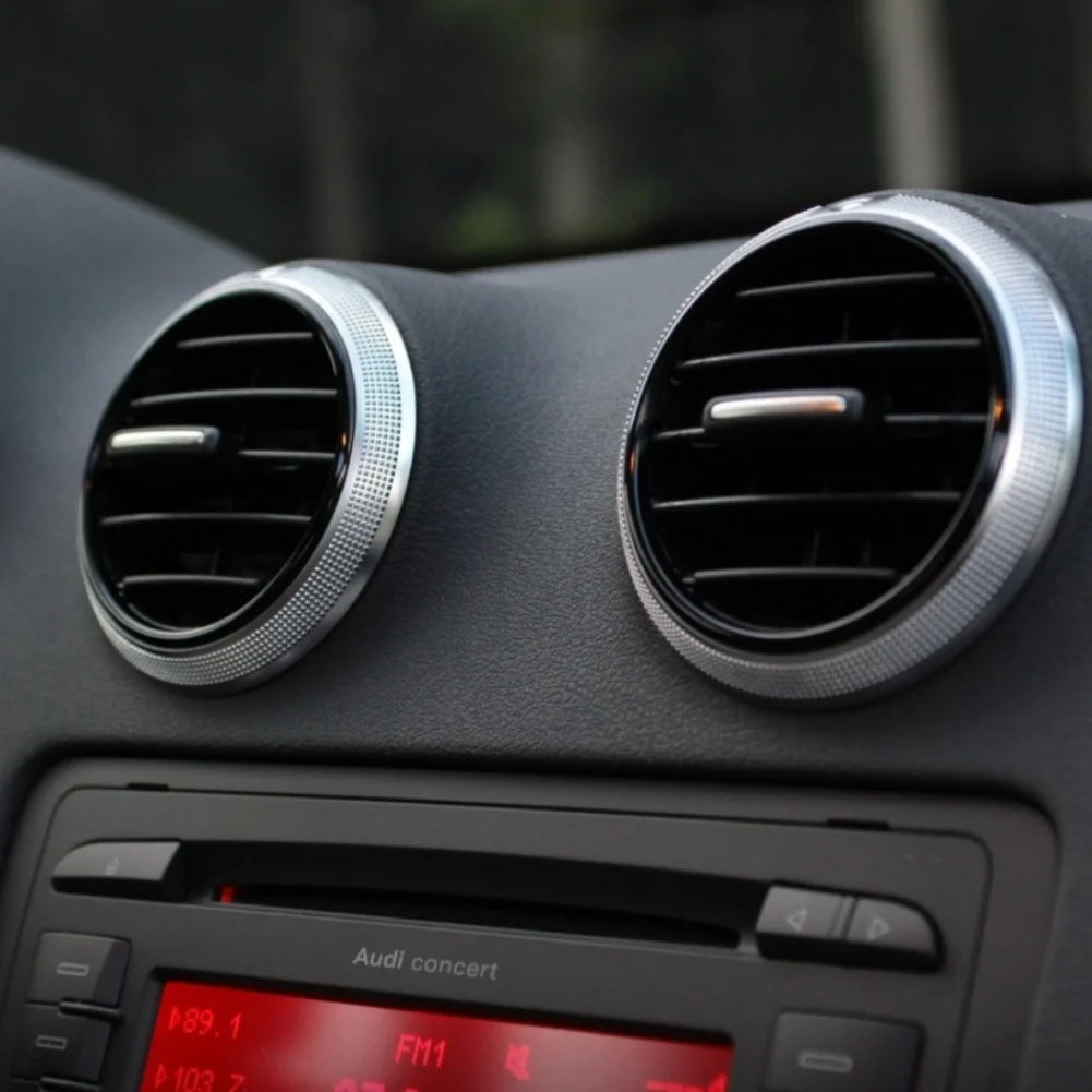 

2008-2012 Вентиляционное отверстие Замена вентиляционного отверстия Обновление салона автомобиля Материал ABS Черный хром Легкость установки