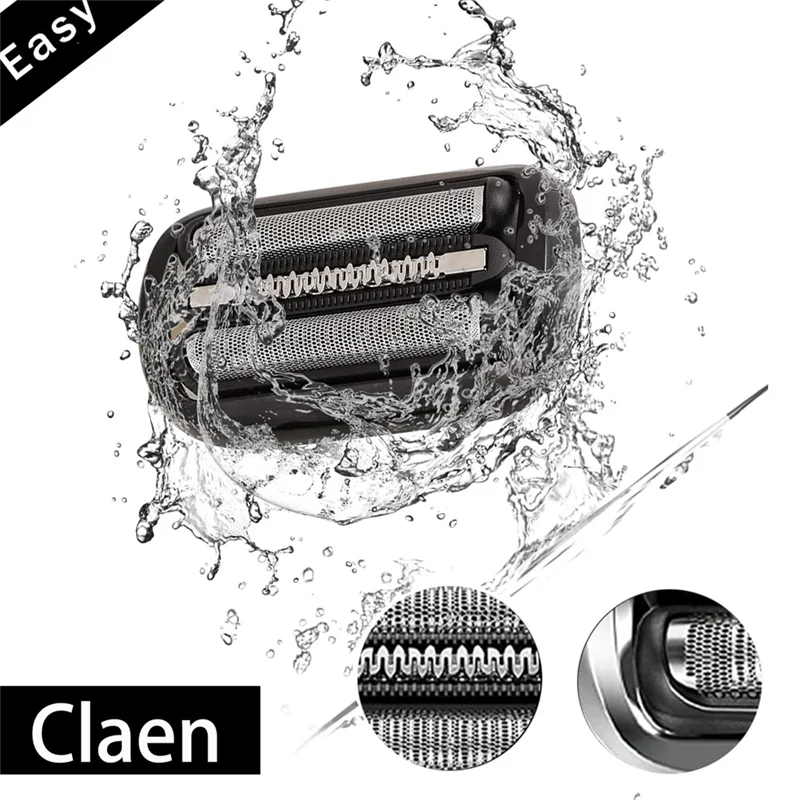 ブラウン電気フォイルシェーバーの交換用ヘッド、シリーズ5、6、53b、5020cs、5018s、5035s、5049cs、5050cs、6020s、6040cs、2パック