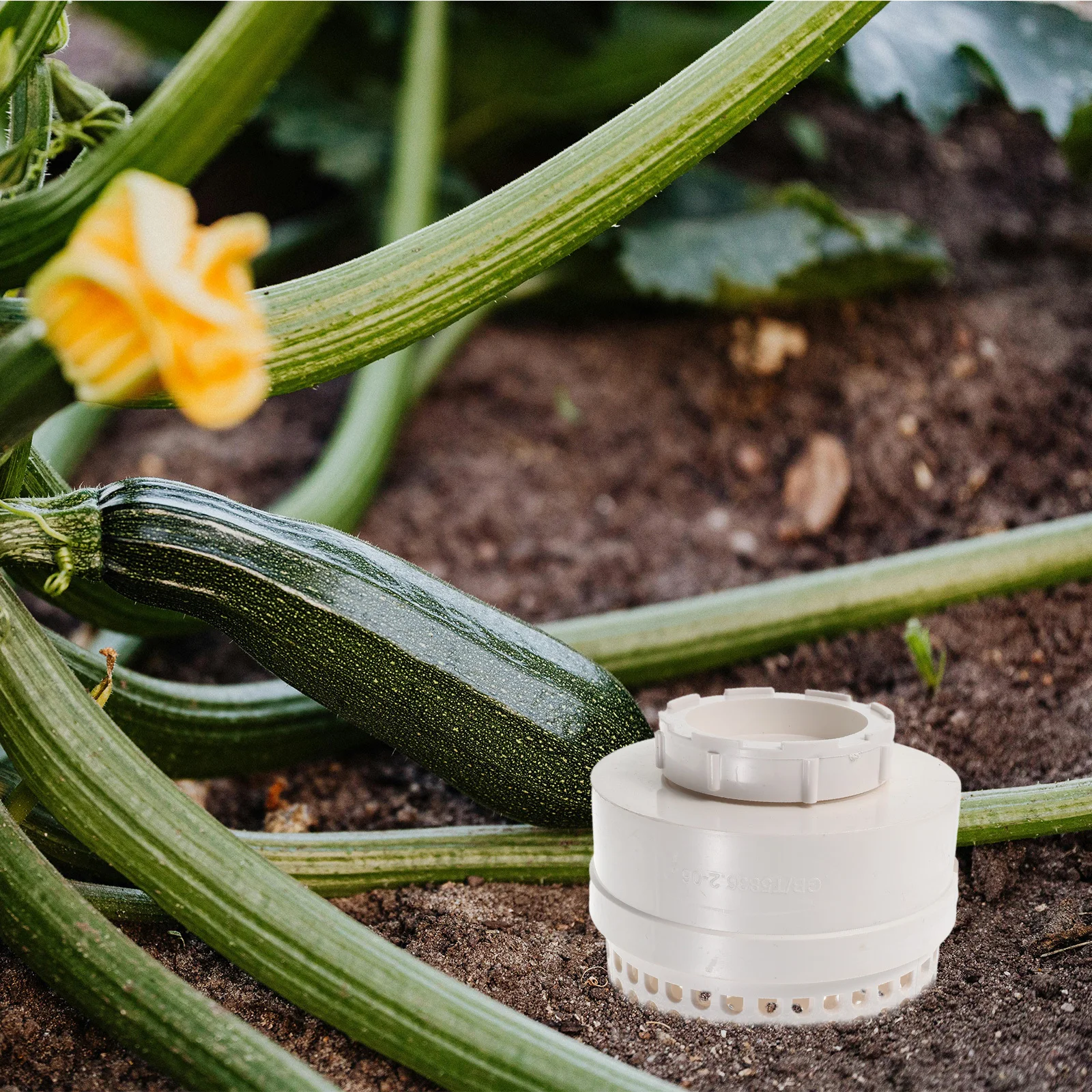 

Worm Composting Bin Underground Garden Composter With Ventilation Holes Indoor Outdoor Kitchen Waste Recycler, Plastic