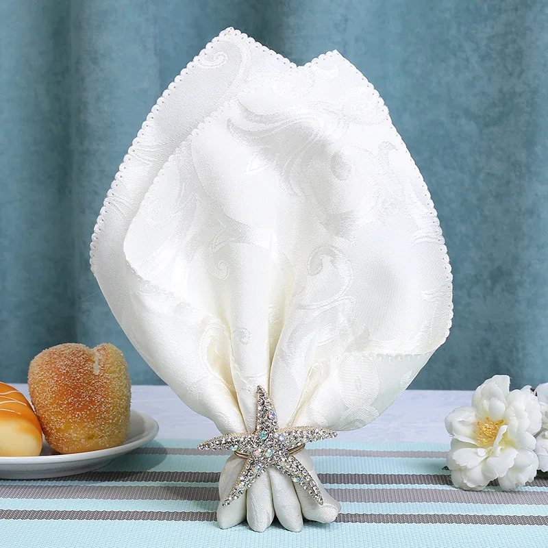 Creative Starfish Napkin Ring Napkin Holder Wedding Hotel Table Setting Party Decor Supplies and Gatherings Celebrations