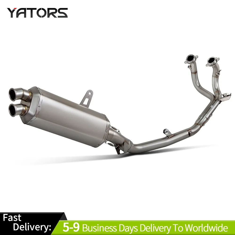 Motorcycle Full System Escape Modify Exhaust Header Pipe Muffler with DB Killer For Honda CRF1100L CRF1100 Africa Twin 2020-2024