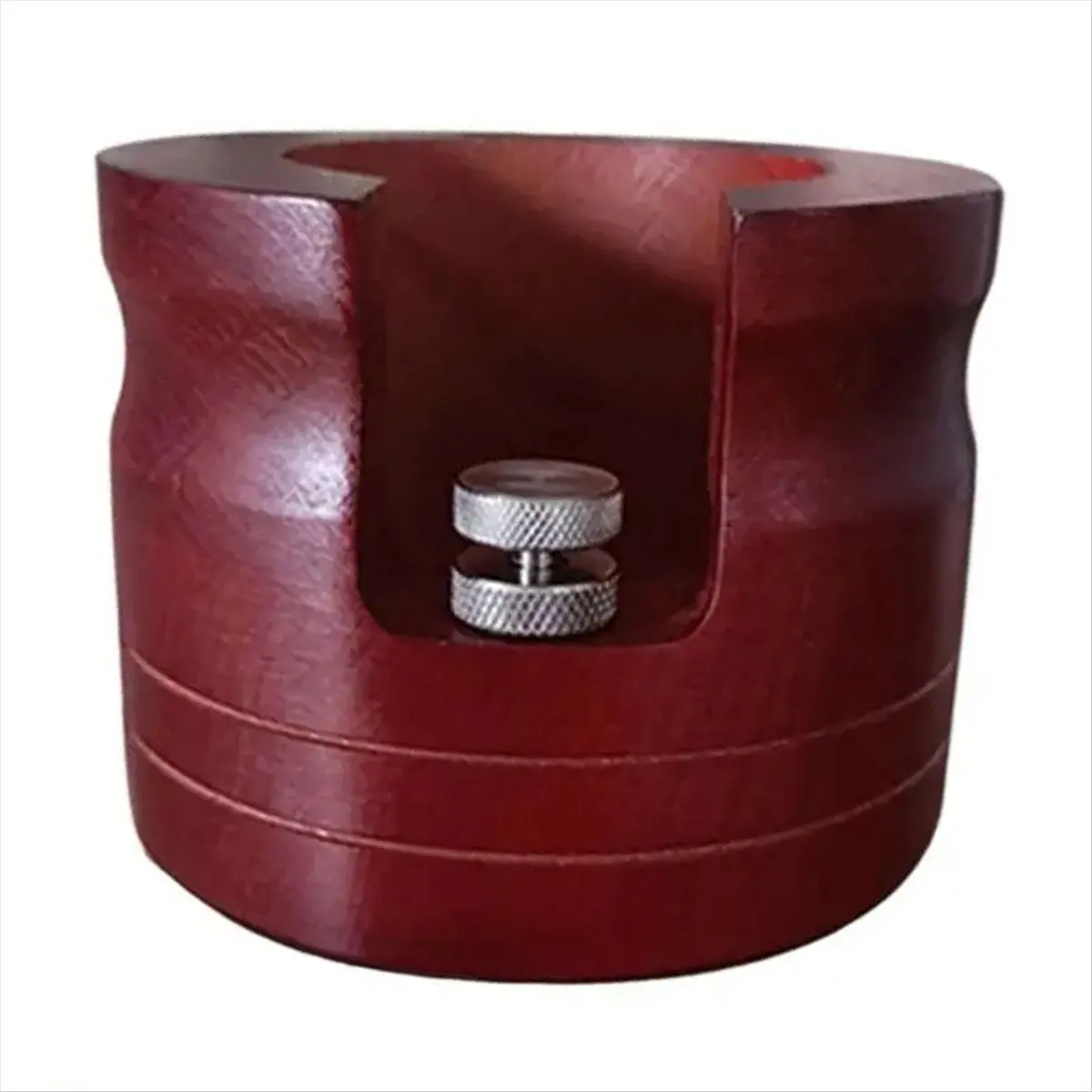 Impact Wooden Stand Bottomless Portafilter Holder Rack Espresso Tool 54mm