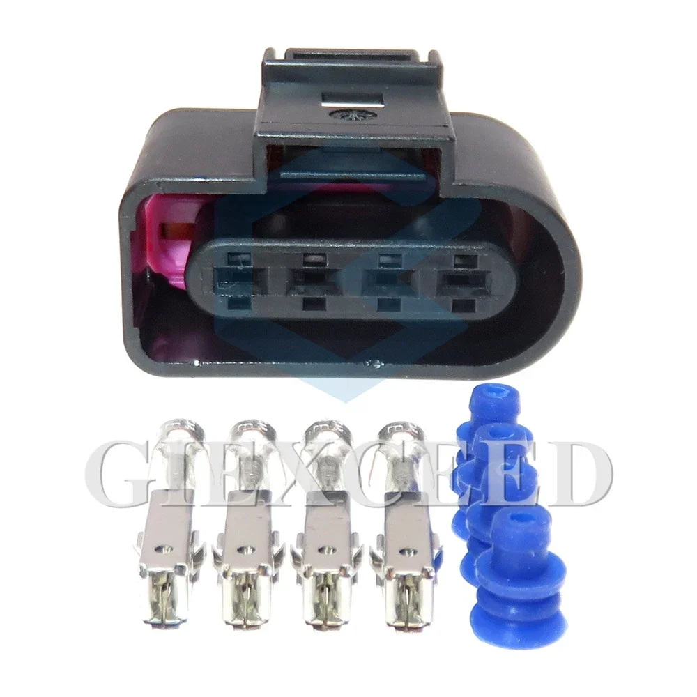 

2 Sets 4 Pin 8K0 973 724 Auto Ignition Coil Waterproof Socket For VW Audi 3.5 Series Car Plug AC Assembly 8K0973724