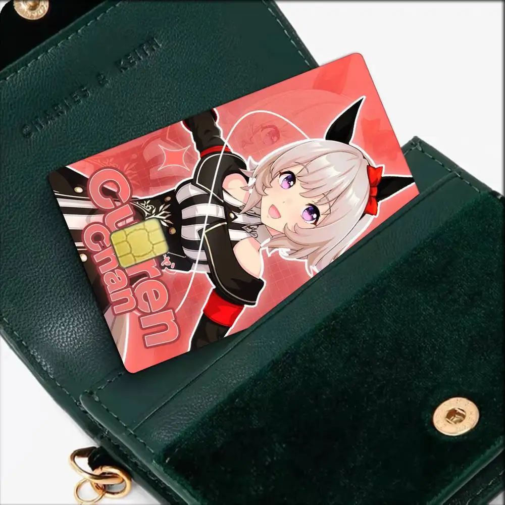 Curren Chan Waterproof Film Skin Cover Credit Card Stickers Debit Front Bank Bus Pass