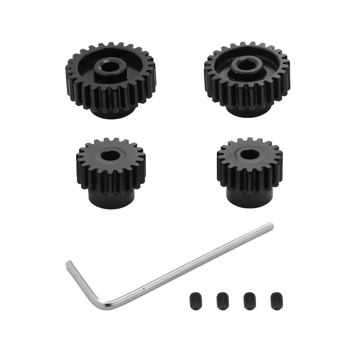 Metal 18T 19T 23T 24T Pinion Gear Moter Gear for Tamiya TT01 TT02 TB02 TA05 RC Car Upgrade Parts Accessories