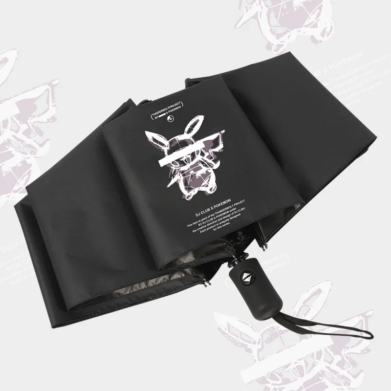 

Pokemon Lightning Pikachu Auto Umbrella Foldable UPF 50+ Sun Rain UV Protection Compact Stylish Gift