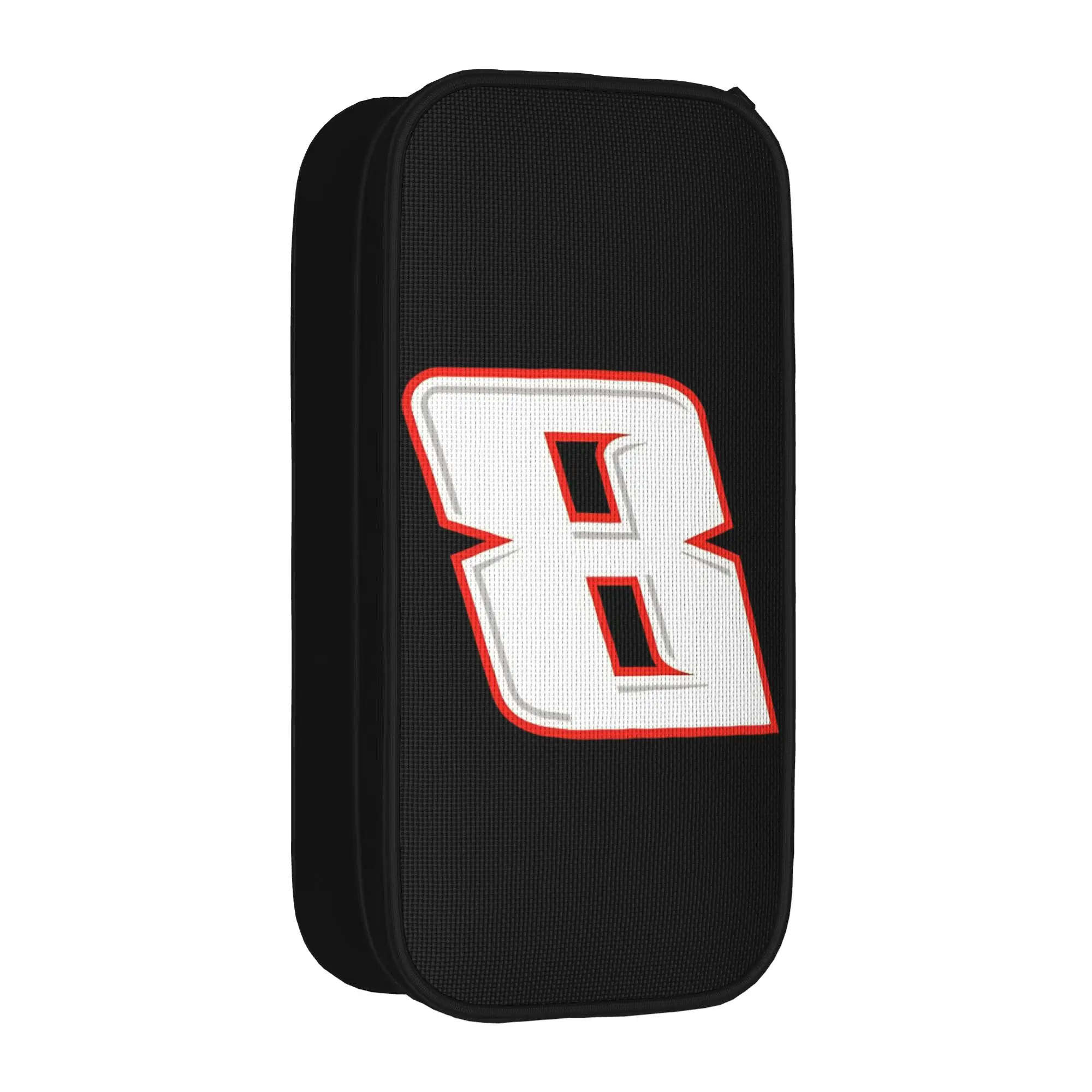 Estuche para lápices con el número 8 de Kyle Busch Rip 1985-2026, nueva caja para bolígrafos, bolsa para estudiantes, estuche grande con cremallera para estudiantes y escolares