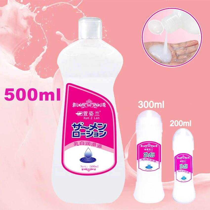 300ml Anal Lubricant for Women Vaginal 18 Gay Semen Water Based Massage Oil Lube Gel Sexsual Goods for Couples Adult Sex Toys