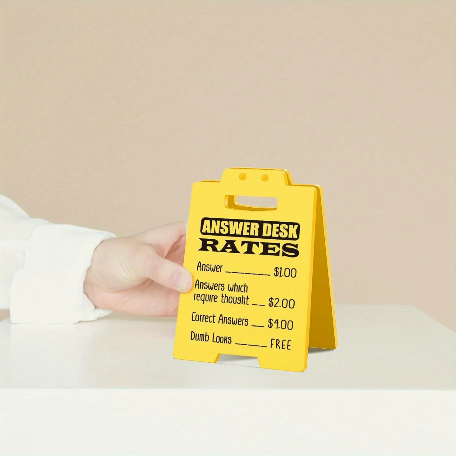 علامة أسعار مكتب الإجابة المضحكة - ملحقات مكتبية ممتعة للعمل، هدايا ساخرة مضحكة لزملاء العمل والموظفين والزملاء - رائعة