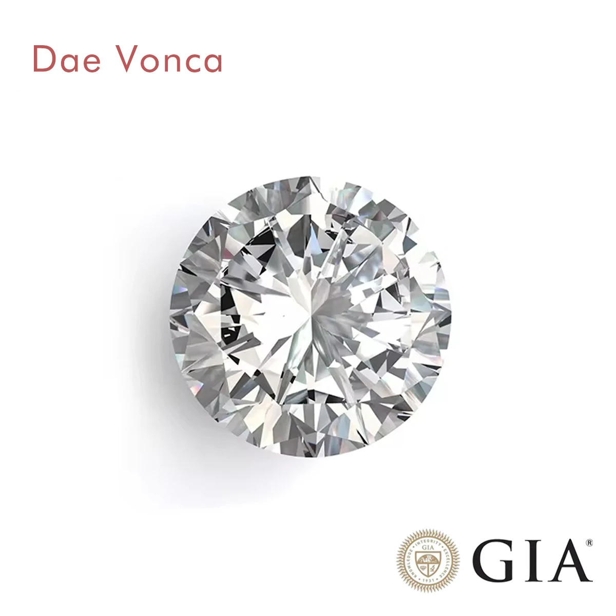 GIA Round Cut Natural Diamond 0.3CT 0.5CT 0.8CT 1.0CT GH VS Real Natural Loose Diamond Stone For Jewelry Making