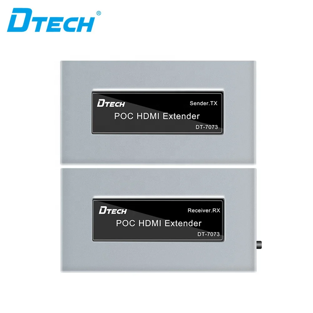 DTECH OEM 1080p 4k Cat5 Cat6 para Rj45 LAN transmissão de extensão de sinal 50 metros extensor hdmi