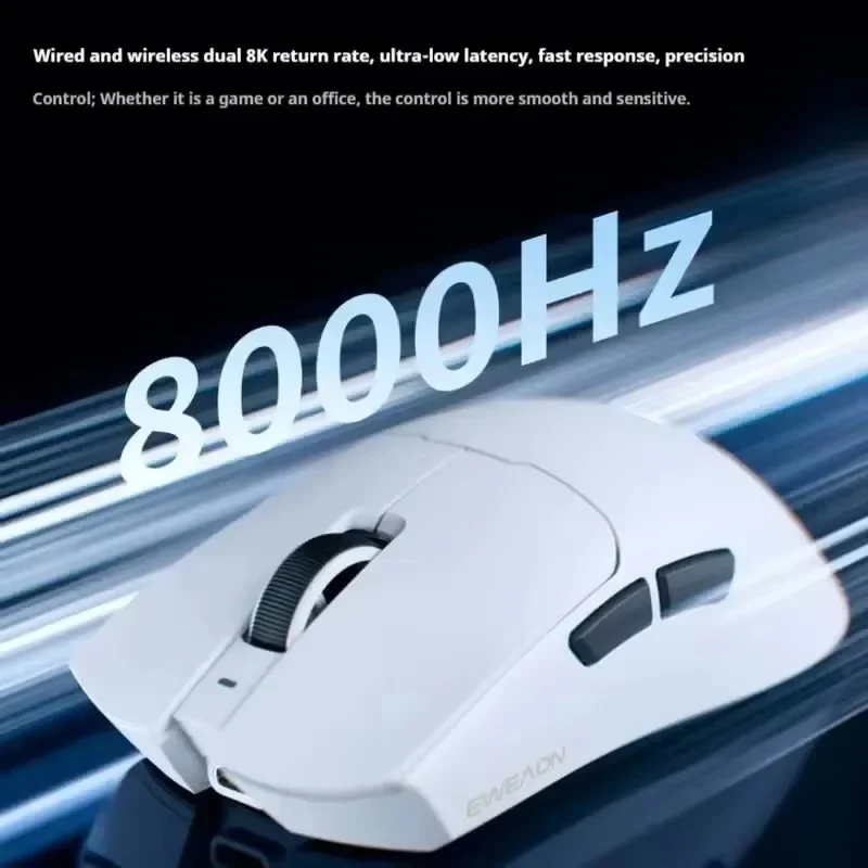 EWEADN S9 Pro Mouse Ultra Nirkabel Gaming Esport Bluetooth Tri-mode Ringan PAW3950 42000DPI Alternatif Razer Viper V3 pro