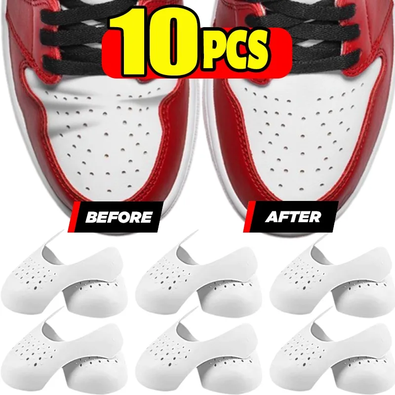 2/10pcs Protector Shoe Head Stretcher Sneaker Anti Crease Wrinkled Fold Shoe Support Toe Cap Sport Crease Protector Dropship