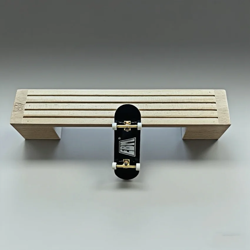 Mini-Finger-Skateboard-Rampenset, hölzerne Hindernisse für Tech Deck und Fingerboard-Training, perfektes Geschenk für Skater, Desktop-Spielzeug