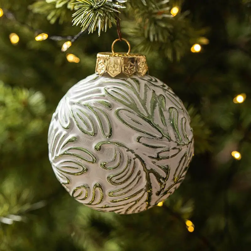 

Новое внешнеторговое рождественское украшение 8 см 12 штук в коробке