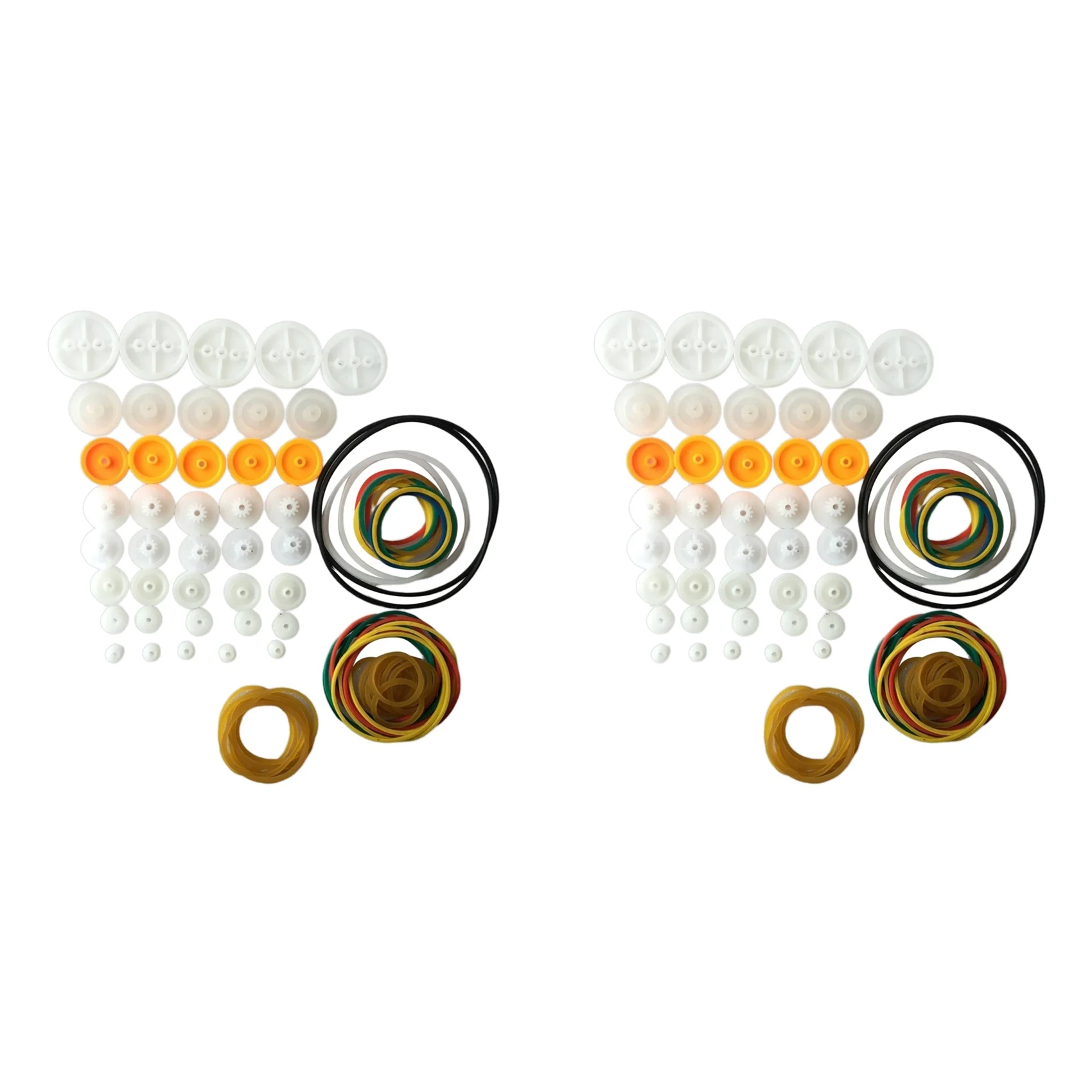 2025 Trend 168Pcs Transmission Belt Pulley Rubber Band Combination Set Stretchable Engine Drive Round Belt