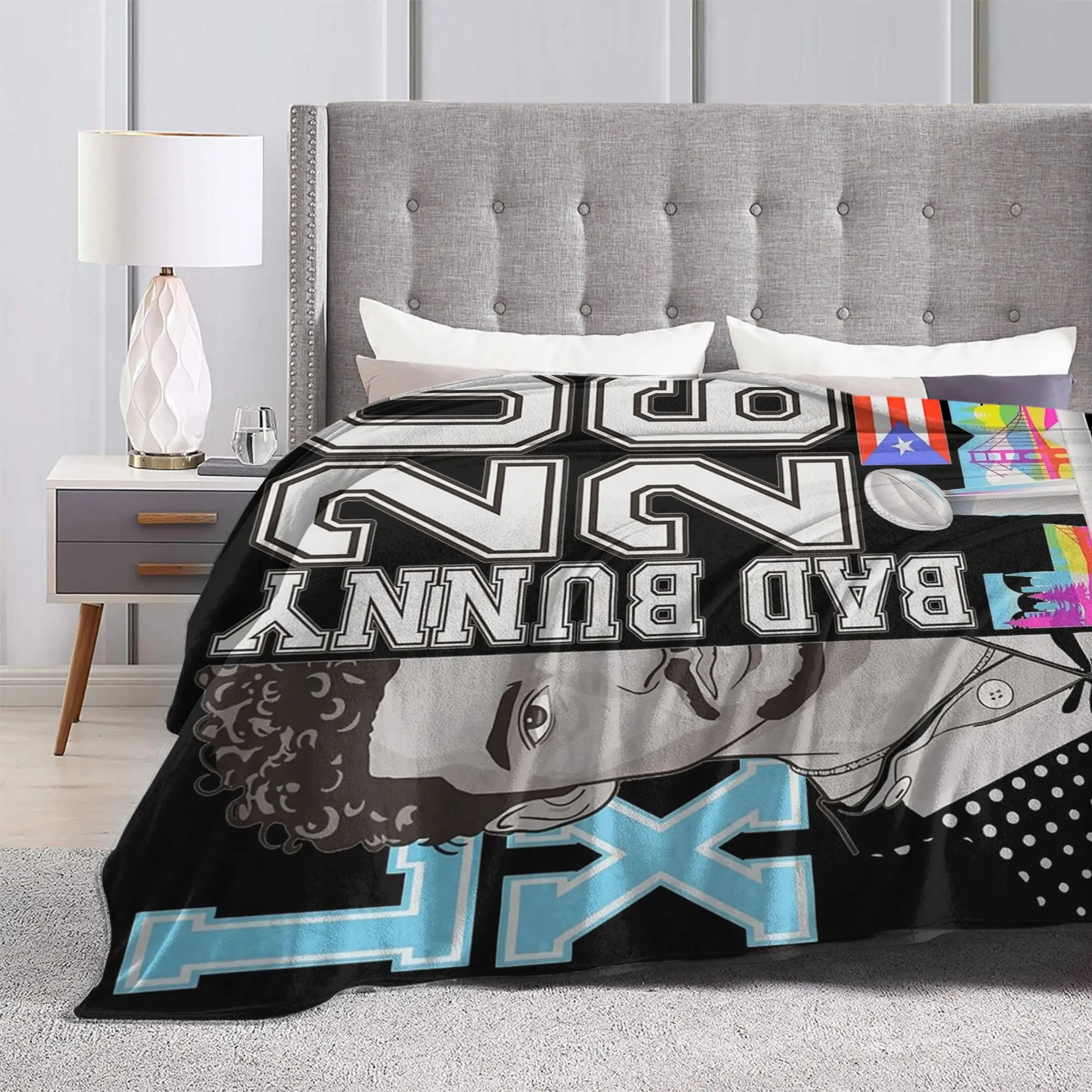 وعاء بينيتو بورتوريكو بادس باني عرض نصف الوقت 2026 بطانية دافئة مريحة منفوشة لغرفة المعيشة مفرش سرير متعدد المقاسات #5