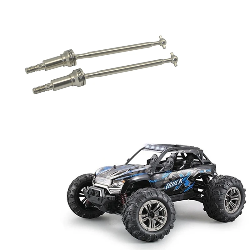 M05K 2 قطعة عمود المحرك الأمامي المعدني CVD QWJ01 لـ Xinlehong Hosim Q901 Q902 Q903 9130 9136 9137 1/16 RC قطع غيار السيارات