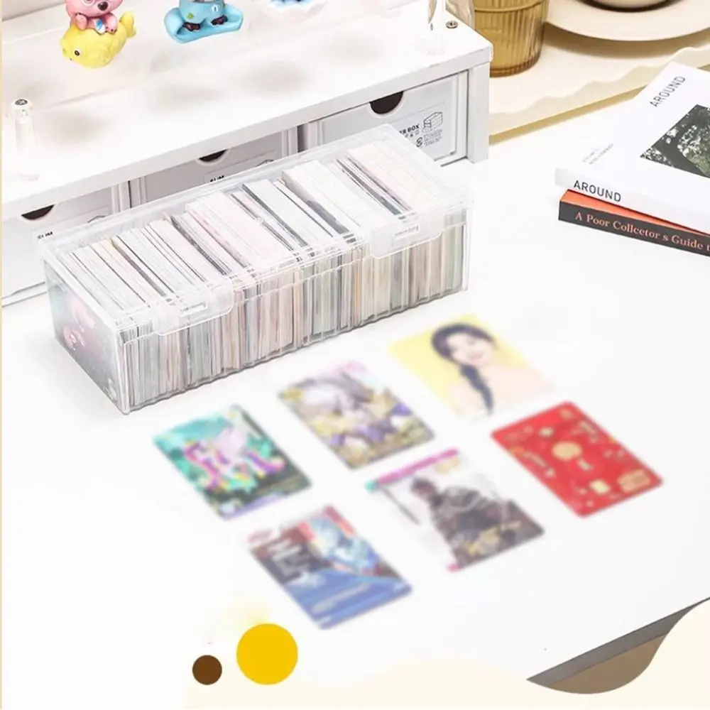 New Large Capacity Card Storage Box with Lid Dustproof Data Cable Organizer Division Box